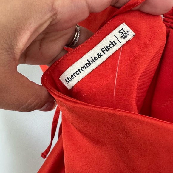 Abercrombie & Fitch Strapless Orange Dress - Picture 3 of 3